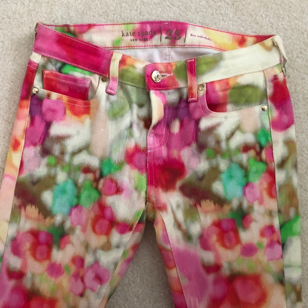 Kate Spade colorful jeans